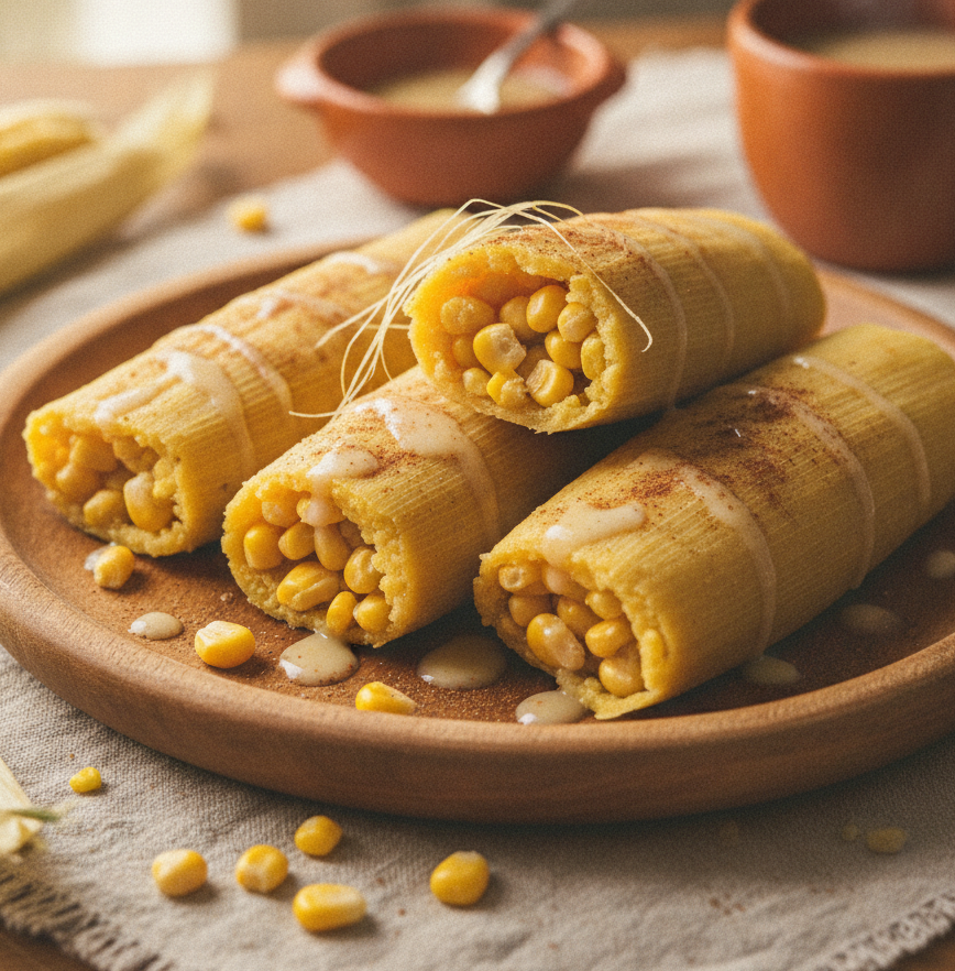 Sweet Corn Tamales